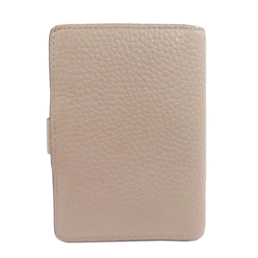Louis Vuitton Vertical Compact Taurillon Bi fold Wallet Leather Wallet Black